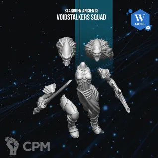 Описание картинки Voidstalkers Squad от WebWay 3D по цене 1 300руб | Свободный Рынок Миниатюр - СРМ