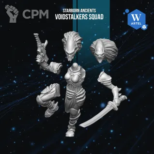 Описание картинки Voidstalkers Squad от WebWay 3D по цене 1 300руб | Свободный Рынок Миниатюр - СРМ