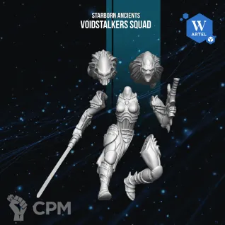 Описание картинки Voidstalkers Squad от WebWay 3D по цене 1 300руб | Свободный Рынок Миниатюр - СРМ