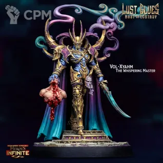 Описание картинки Vol-Xyahm The Whispering Master от PocketSized Prints по цене 300руб | Свободный Рынок Миниатюр - СРМ