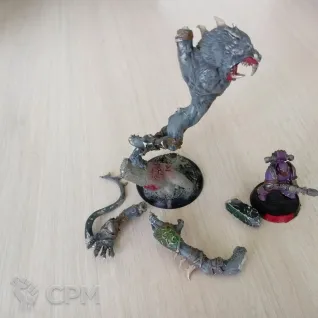Описание картинки Extreme Feral Warpwolf от Magnito по цене 5 000руб | Свободный Рынок Миниатюр - СРМ