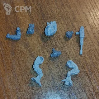 Описание картинки Сентинел STN-3L (40 тонн) от Dwarf Pirate Foundry по цене 450руб | Свободный Рынок Миниатюр - СРМ