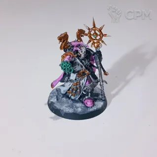 Описание картинки Chaos Space Marines Sorcerer от OMG_SL по цене 2 500руб | Свободный Рынок Миниатюр - СРМ
