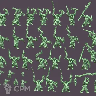 Описание картинки Дикие орки от Орки с наГорки по цене 3 100руб | Свободный Рынок Миниатюр - СРМ