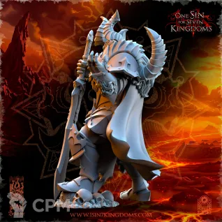 Описание картинки Vrolok, Lord of Destruction от Naggaroth Night по цене 300руб | Свободный Рынок Миниатюр - СРМ