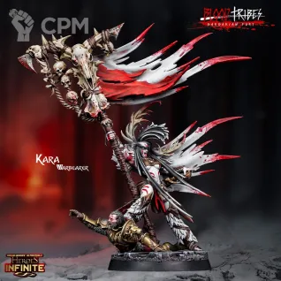 Описание картинки Chaos Barbarians/Kara Warbearer от Barduck Miniatures по цене 299руб | Свободный Рынок Миниатюр - СРМ