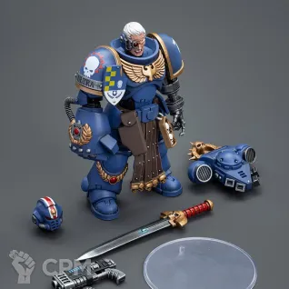Описание картинки Ultramarines Lieutenant with Power Fist от Строго по-Имперски по цене 4 420руб | Свободный Рынок Миниатюр - СРМ