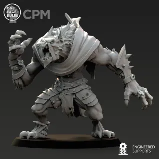 Описание картинки Strigoi Ghoul King от MrMetalHorror по цене 550руб | Свободный Рынок Миниатюр - СРМ