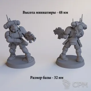 Описание картинки Набор миниатюр Warhammer 40000 Adeptus Astartes Infiltrator Squad / Космодесант:Отряд Инфи от Лавка Приключенца по цене 499руб | Свободный Рынок Миниатюр - СРМ