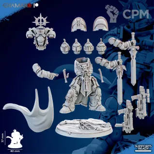 Описание картинки Primaris Lieutenant от Хижина Мопса по цене 450руб | Свободный Рынок Миниатюр - СРМ