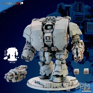 Описание картинки Leviathan Dreadnought от Хижина Мопса по цене 1 500руб | Свободный Рынок Миниатюр - СРМ