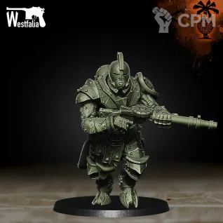 Описание картинки Anointed Heavy Infantry от Age of Printmar по цене 147руб | Свободный Рынок Миниатюр - СРМ