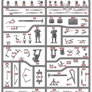 Описание картинки VXA049 Early Imperial Roman Bolt-Shooter от Base 28 по цене 4 500руб | Свободный Рынок Миниатюр - СРМ