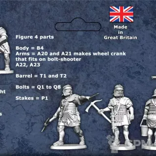Описание картинки VXA049 Early Imperial Roman Bolt-Shooter от Base 28 по цене 4 500руб | Свободный Рынок Миниатюр - СРМ