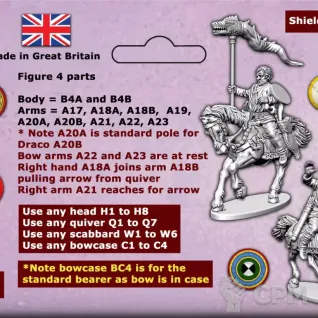 Описание картинки VXDA014  Late Roman Horse Archers от Base 28 по цене 3 750руб | Свободный Рынок Миниатюр - СРМ