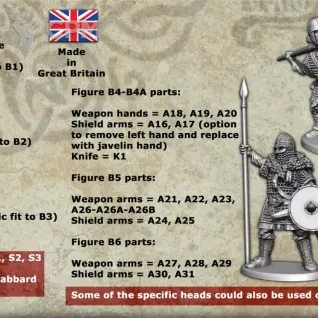 Описание картинки VXDA017 Early Saxon Armoured Warriors от Base 28 по цене 4 500руб | Свободный Рынок Миниатюр - СРМ