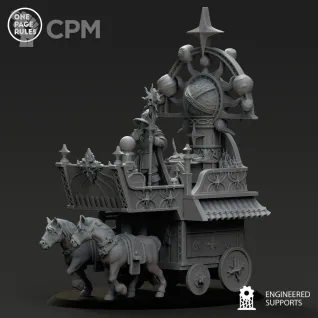 Описание картинки Empire Magic Altar Wagon от Barduck Miniatures по цене 3 591руб | Свободный Рынок Миниатюр - СРМ