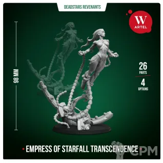 Описание картинки Миниатюра Empress of Starfall Transcendence от Артель W по цене 3 200руб | Свободный Рынок Миниатюр - СРМ