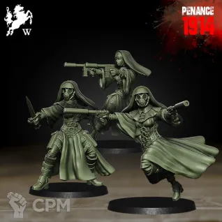 Описание картинки Trench crusade Sisters of Mercy - Sorores Doloris от R.E.print по цене 350руб | Свободный Рынок Миниатюр - СРМ