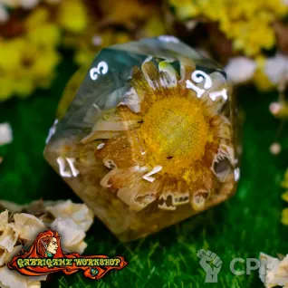 Описание картинки Заклинание Цветения. Монокуб d20 (34 мм.) от Gabrigame_Terrain по цене 1 090руб | Свободный Рынок Миниатюр - СРМ