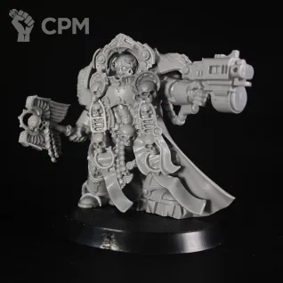 Описание картинки Chaplain in terminator armor от KoofWorkshop по цене 1 050руб | Свободный Рынок Миниатюр - СРМ
