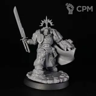 Описание картинки Blood Angels captain in gravis armour conversion от KoofWorkshop по цене 560руб | Свободный Рынок Миниатюр - СРМ