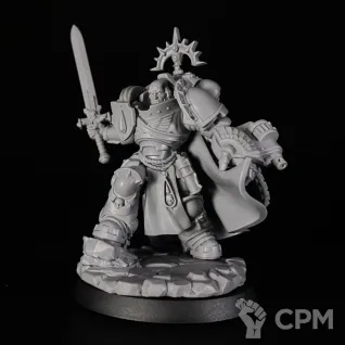 Описание картинки Blood Angels captain in gravis armour conversion от KoofWorkshop по цене 560руб | Свободный Рынок Миниатюр - СРМ