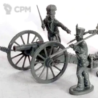 Описание картинки VX0018  28mm Napoleonic  French Artillery 1812 to от Base 28 по цене 3 750руб | Свободный Рынок Миниатюр - СРМ