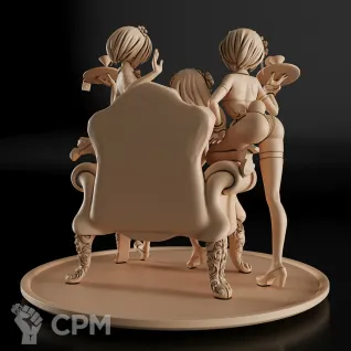 Описание картинки Ram, Rem, Emilia Bunny Suit Girls Диорама (Nikke) от GAS3TXD  по цене 10 900руб | Свободный Рынок Миниатюр - СРМ