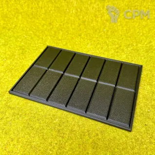 Описание картинки Movements tray для баз 25х50мм 6х2 (1шт) от Миниатюры и фигурки по цене 120руб | Свободный Рынок Миниатюр - СРМ