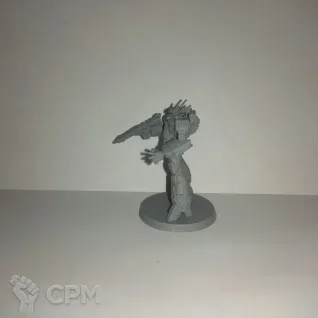 Описание картинки Валькирия МТ-17 (Скалл-Лидер) от Dwarf Pirate Foundry по цене 500руб | Свободный Рынок Миниатюр - СРМ