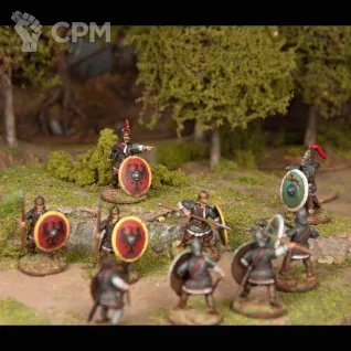 Описание картинки Late Roman Legionaries (1): Lorica Hamata от Base 28 по цене 3 563руб | Свободный Рынок Миниатюр - СРМ