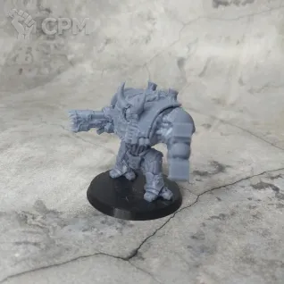 Описание картинки Hellbrute от Миньки Молота Войны по цене 1 190руб | Свободный Рынок Миниатюр - СРМ