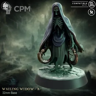 Описание картинки Wailing Widows от Naggaroth Night по цене 2 000руб | Свободный Рынок Миниатюр - СРМ