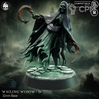 Описание картинки Wailing Widows от Naggaroth Night по цене 2 000руб | Свободный Рынок Миниатюр - СРМ