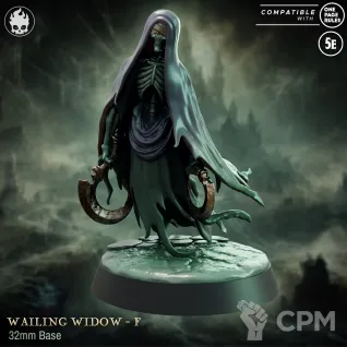 Описание картинки Wailing Widows от Naggaroth Night по цене 2 000руб | Свободный Рынок Миниатюр - СРМ