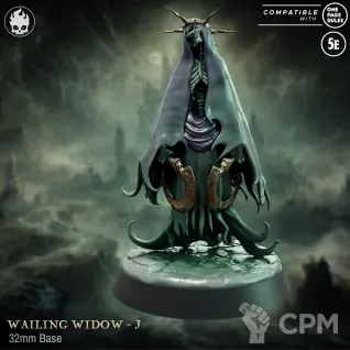 Описание картинки Wailing Widows от Naggaroth Night по цене 2 000руб | Свободный Рынок Миниатюр - СРМ
