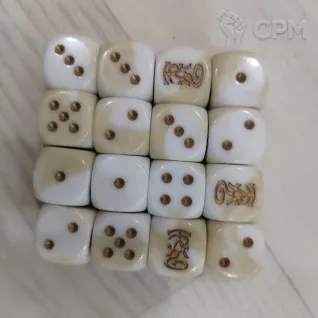 Описание картинки Lumineth Realm-lords dice от Harvest по цене 2 500руб | Свободный Рынок Миниатюр - СРМ