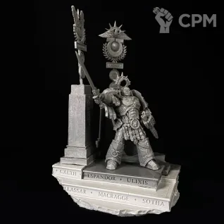 Описание картинки Roboute Guilliman, Primarch of the Ultramarines 30 от KoofWorkshop по цене 1 505руб | Свободный Рынок Миниатюр - СРМ