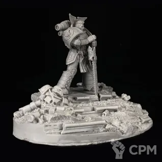 Описание картинки Rogal Dorn, Primarch of the Imperial Fists legion, от KoofWorkshop по цене 1 505руб | Свободный Рынок Миниатюр - СРМ