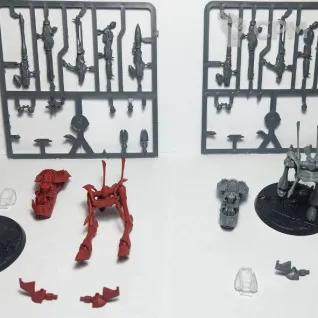 Описание картинки War walkers, оригинал пластик от Shamkin по цене 6 500руб | Свободный Рынок Миниатюр - СРМ