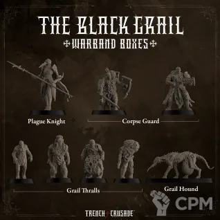 Описание картинки The Black Grail Warband 2x Hound от Bafomet по цене 700руб | Свободный Рынок Миниатюр - СРМ