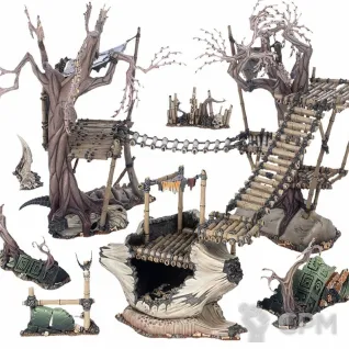 Описание картинки WARCRY SUNDERED FATE TERRAIN от mixa-abaddon по цене 9 900руб | Свободный Рынок Миниатюр - СРМ