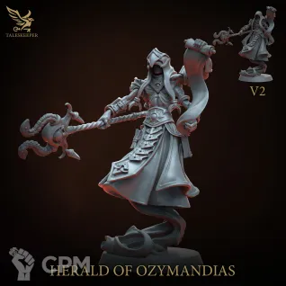 Описание картинки HERALD OF OZYMANDIAS от Manufactorum76 по цене 400руб | Свободный Рынок Миниатюр - СРМ