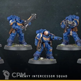 Описание картинки Heavy Intercessor Squad (Scan) от VtorushinAdditiveTec по цене 750руб | Свободный Рынок Миниатюр - СРМ