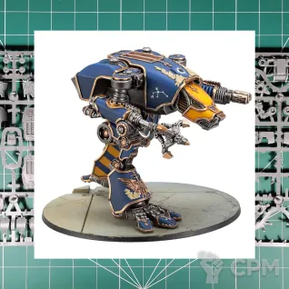 Описание картинки Warhound Titan with Ursus Claws and Melta Lances от Vault Boy по цене 4 698руб | Свободный Рынок Миниатюр - СРМ