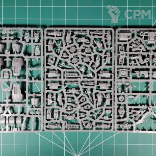 Описание картинки Warhound Titan with Ursus Claws and Melta Lances от Vault Boy по цене 4 698руб | Свободный Рынок Миниатюр - СРМ