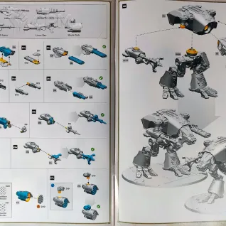 Описание картинки Warhound Titan with Ursus Claws and Melta Lances от Vault Boy по цене 4 698руб | Свободный Рынок Миниатюр - СРМ