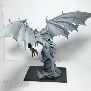 Описание картинки Warpfire Dragon. Литьё в сером грунте от Shamkin по цене 3 750руб | Свободный Рынок Миниатюр - СРМ