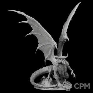 Описание картинки Creature Caster warrior dragon от RaidenSA по цене 15 000руб | Свободный Рынок Миниатюр - СРМ